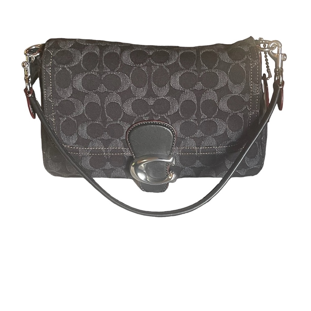 Coach Soft Tabby Black Denim